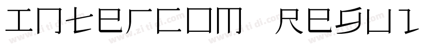 Intercom Regular 常规字体转换